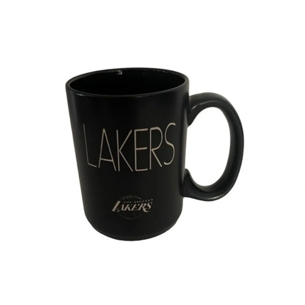 Los Angeles LAKERS Official NBA Ceramic Coffee Mug Cup 12oz Satin Black